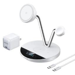 Anker Prime Wireless Charging Station (3-in-1, MagGo, AirCool, Dock Stand)