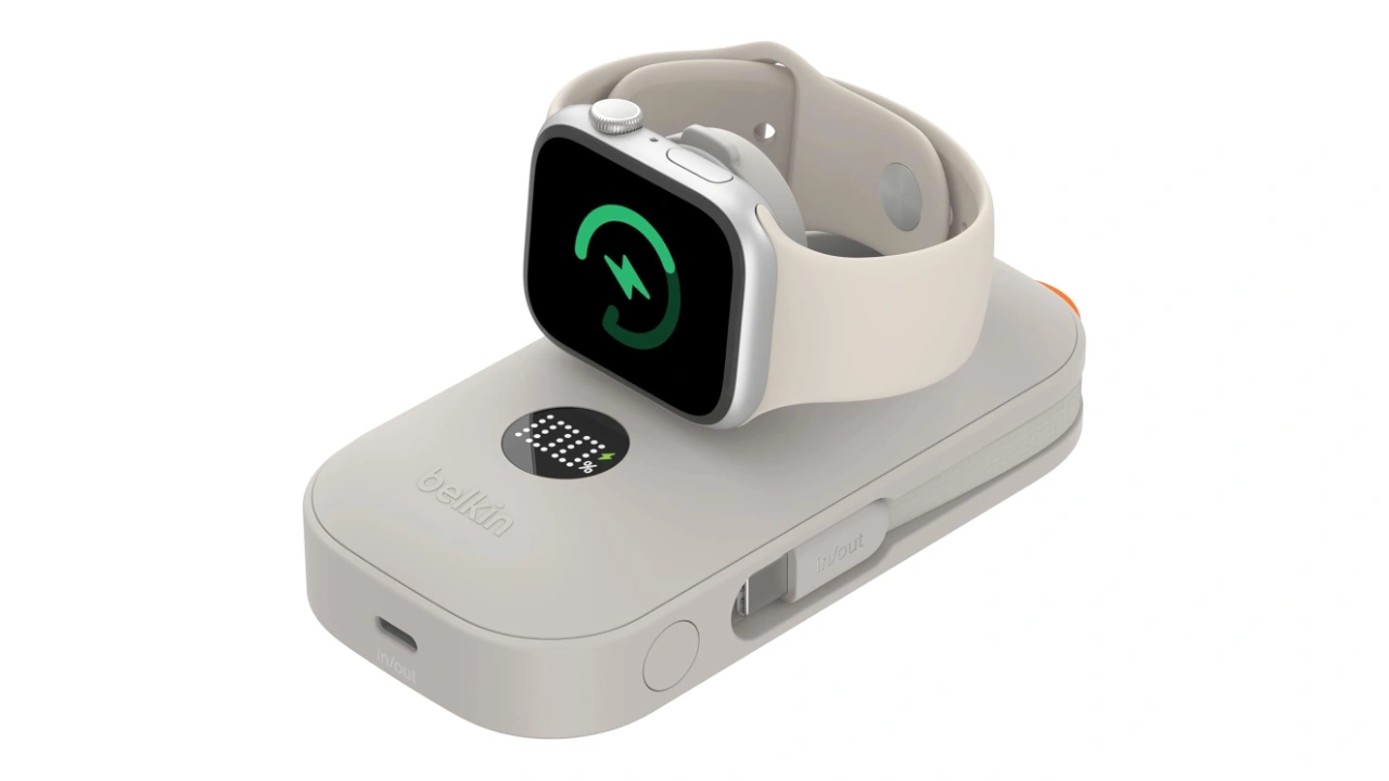 Belkin BoostCharge Pro モバイルバッテリー10K（Apple Watch充電機能付き）