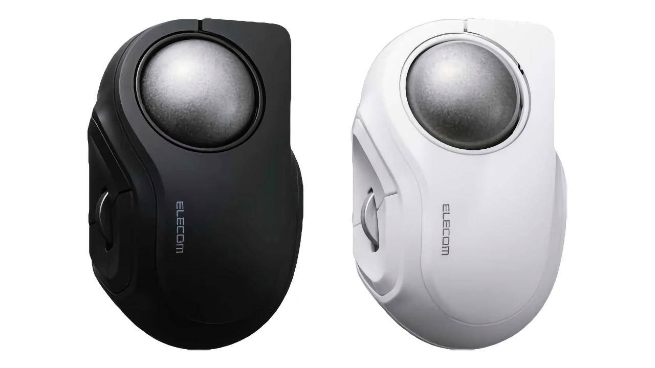 bitra USB無線/Bluetoothトラックボール　[5ボタン/人差し指操作]