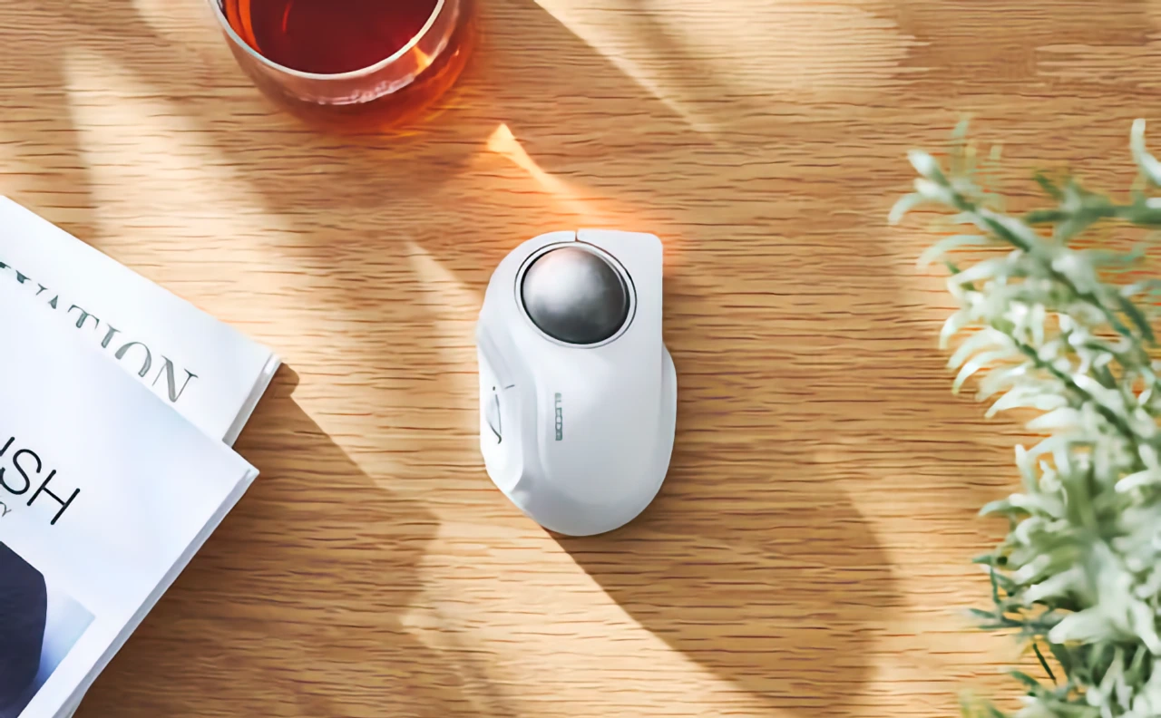 bitra USB無線/Bluetoothトラックボール　[5ボタン/人差し指操作]