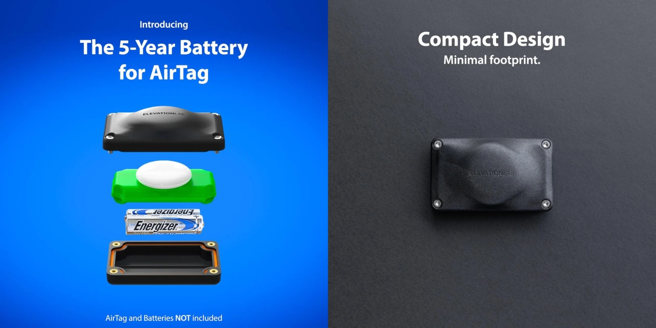 Elevation Lab TimeCapsule 10-Year Battery for AirTag