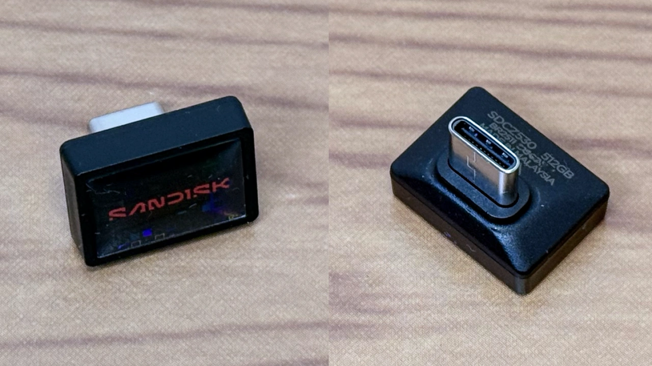 SANDISK Extreme Fit USB-Cフラッシュドライブ/SDCZ530