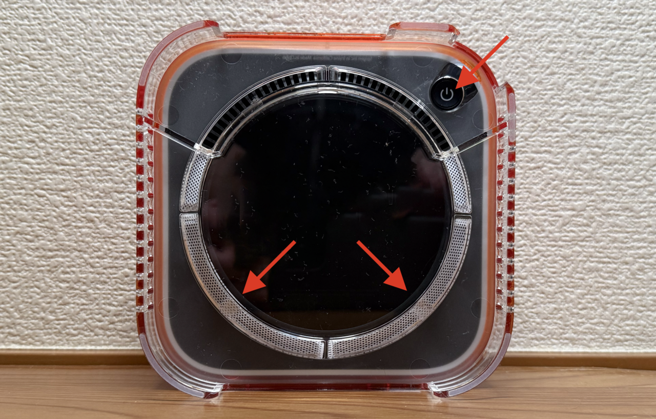 Spigen Mac mini M4/M4 Pro (2024)対応 Classic C1スタンドケース (タンジェリン)