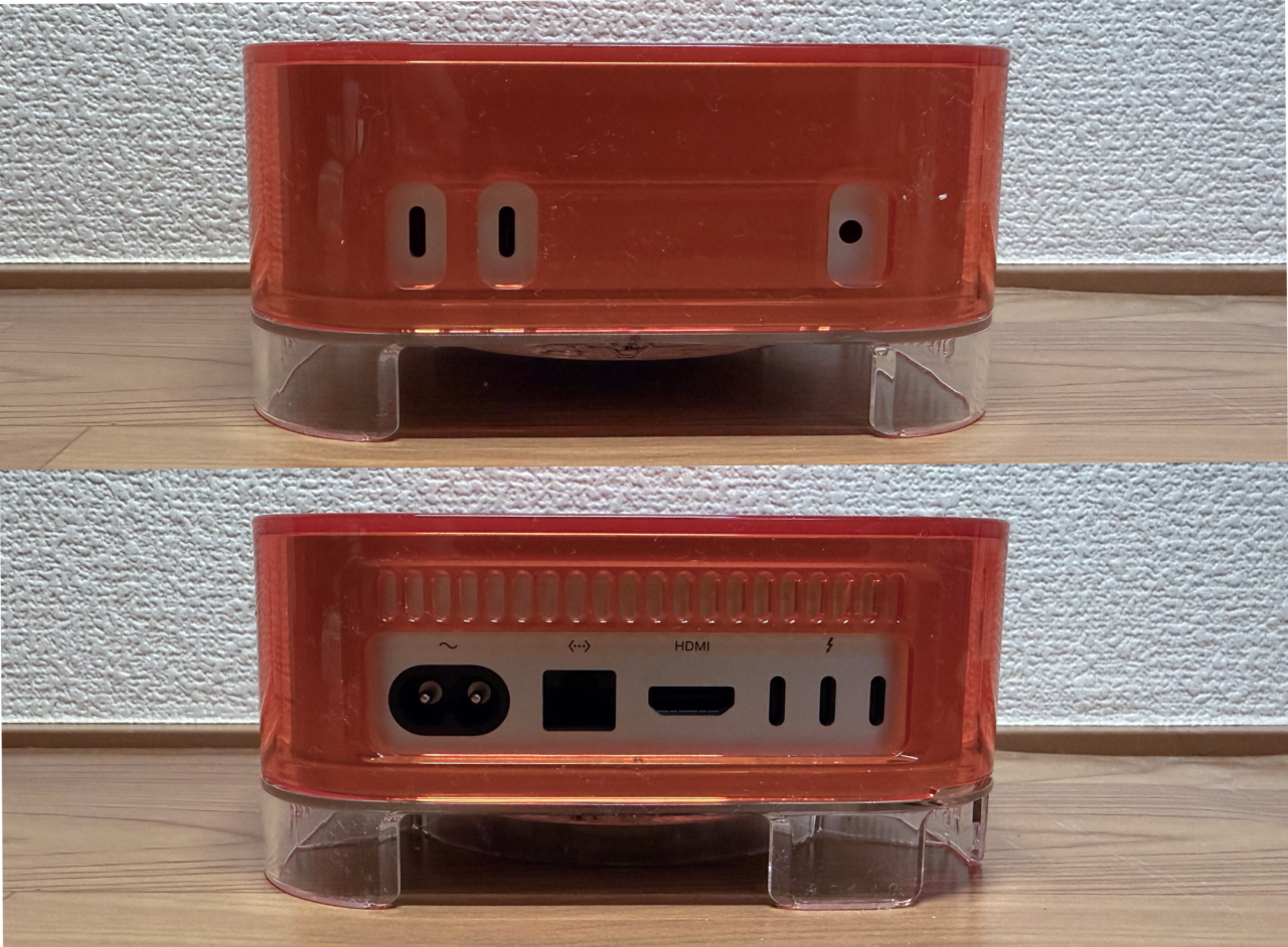 Spigen Mac mini M4/M4 Pro (2024)対応 Classic C1スタンドケース (タンジェリン)