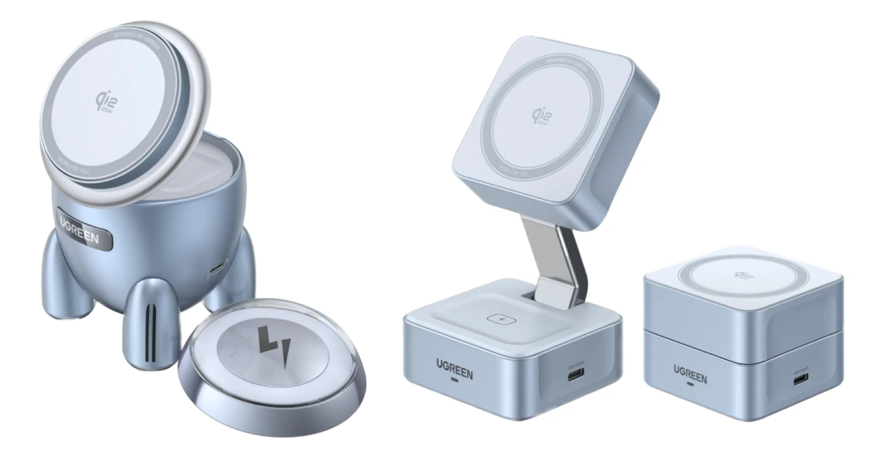 MagFlow 2-in-1 マグネット式ワイヤレス充電器 25W