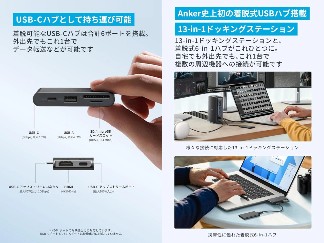 Anker Nano ドッキングステーション
