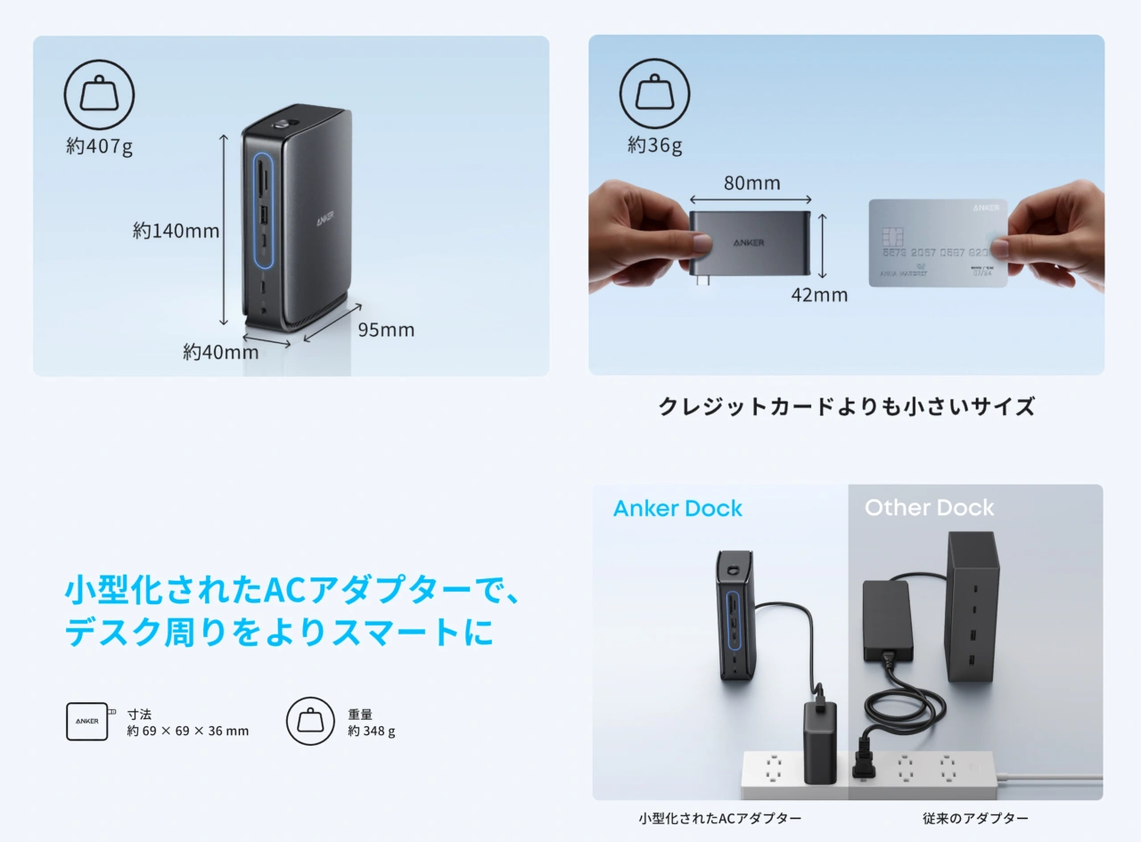 Anker Nano ドッキングステーション