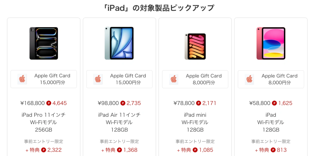 Appleの初売りiPad