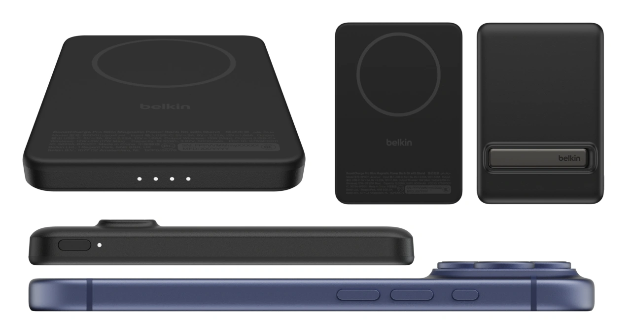 Belkin BoostCharge Slim Magnetic Power Bank with Stand BPD011