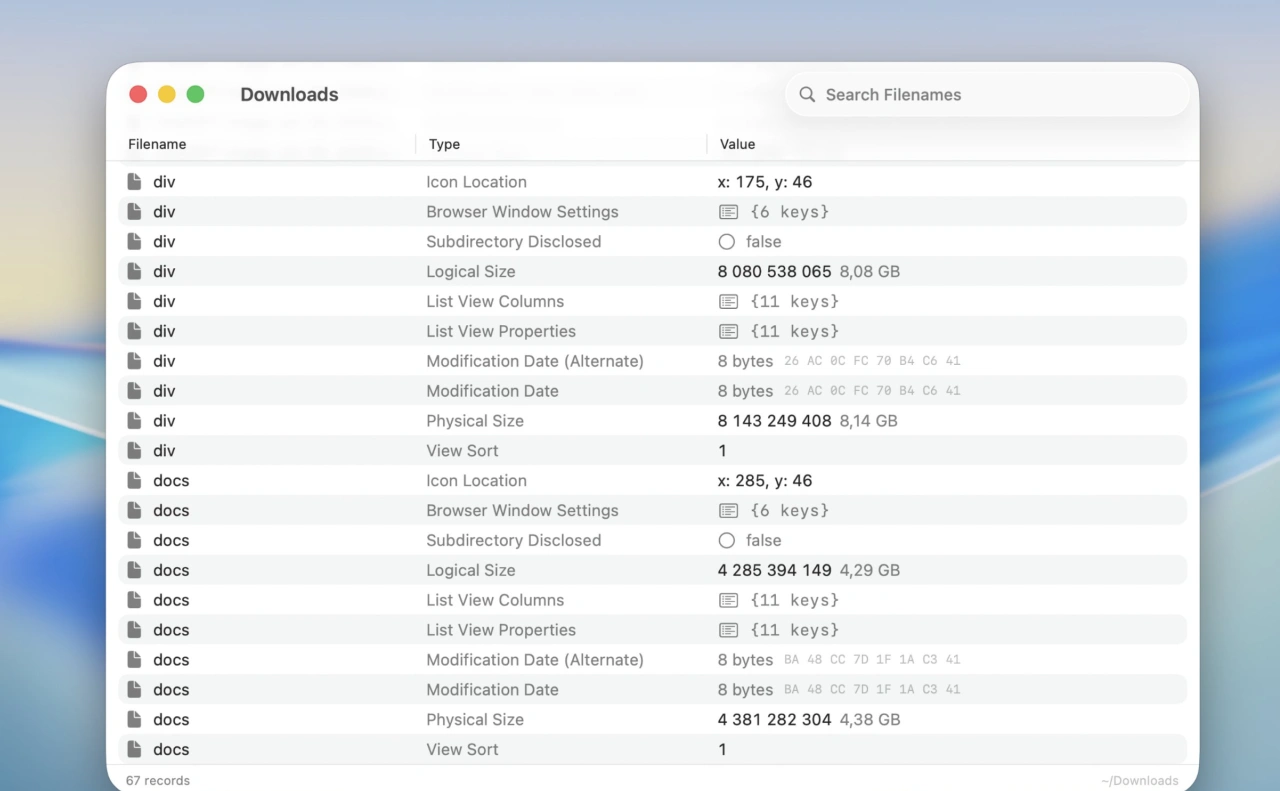 ‎DS_Store Inspector