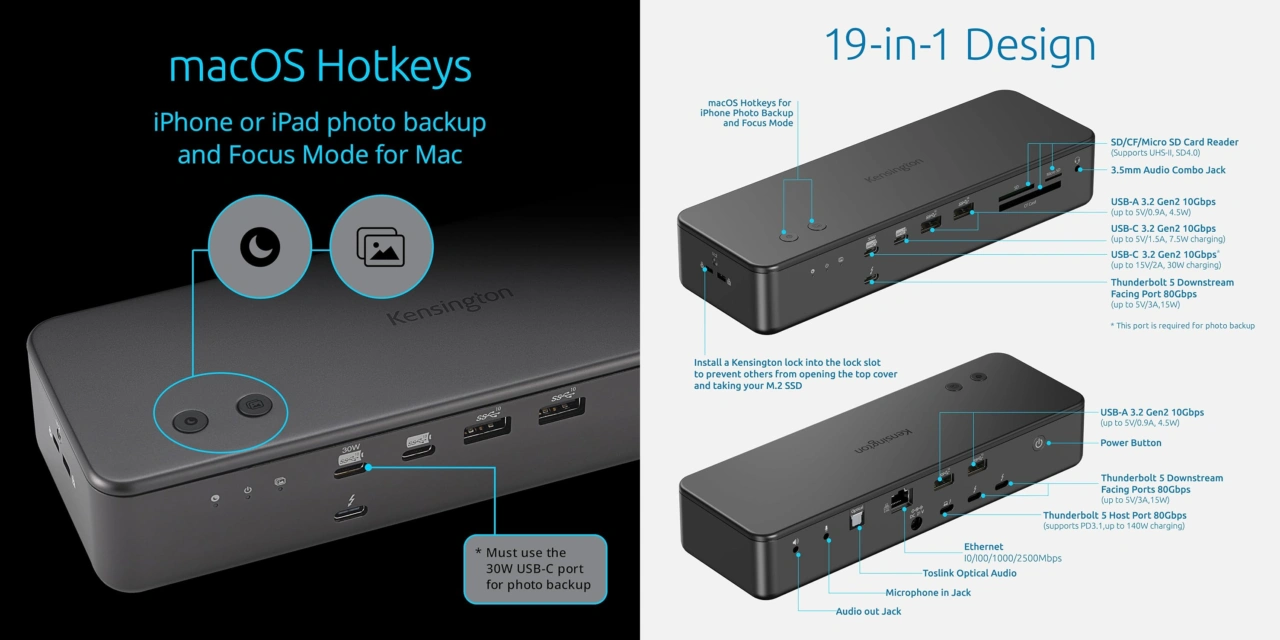 EQ Pro Thunderbolt 5 Dock