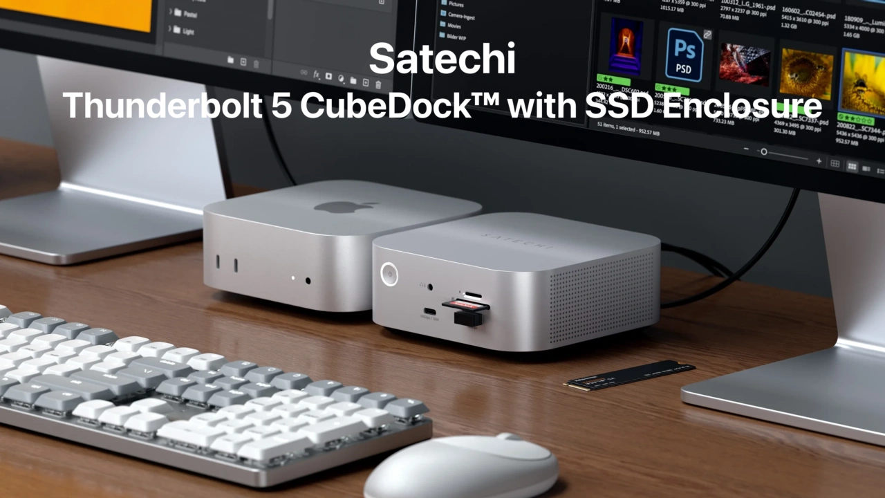 Thunderbolt 5 CubeDock™ with SSD Enclosure