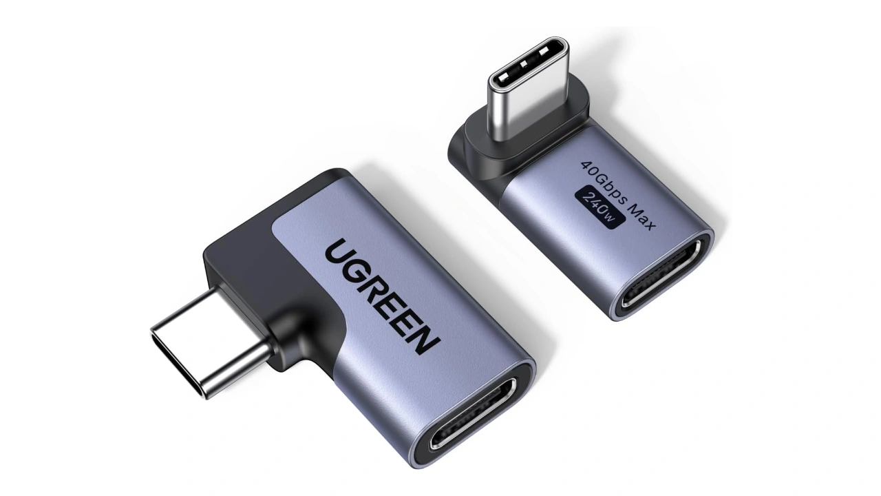 Ugreen 40Gbps対応USB-C L字アダプターキット