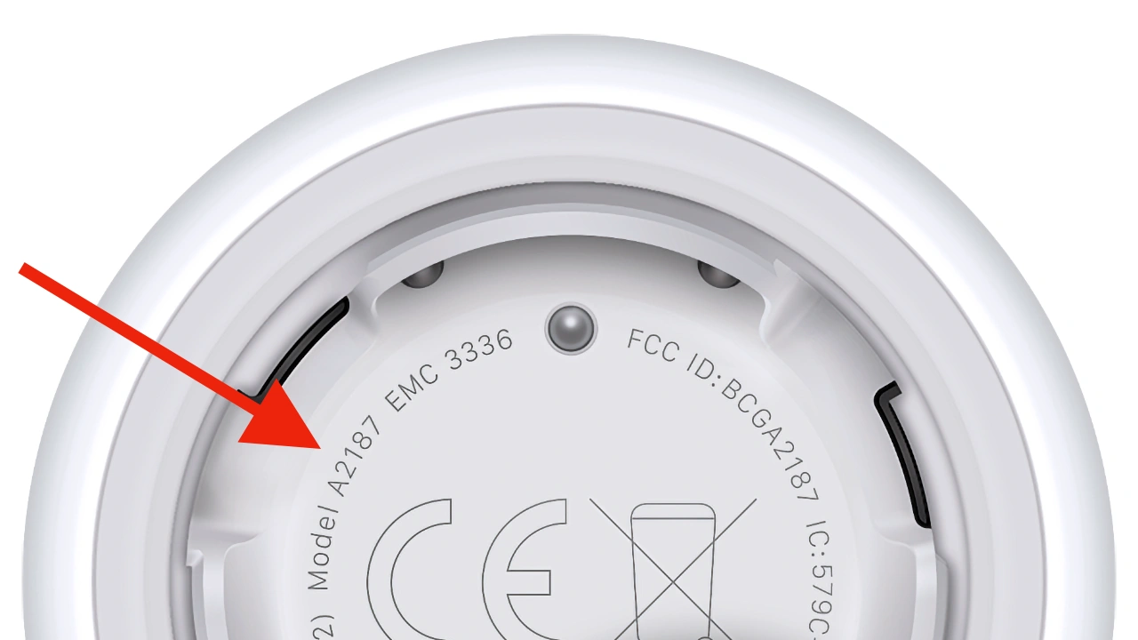 AirTagのモデルナンバー