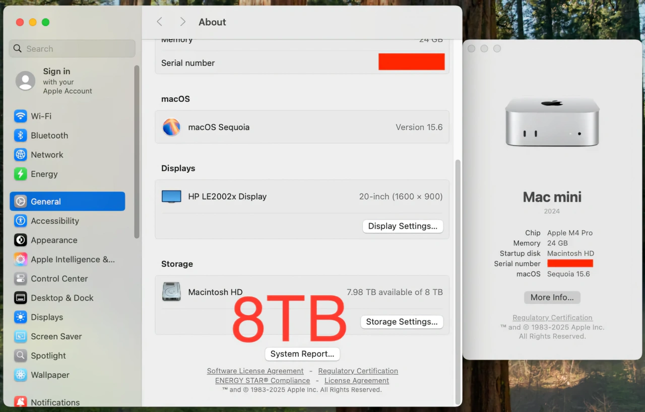 8TB xNAND Pro for Mac mini