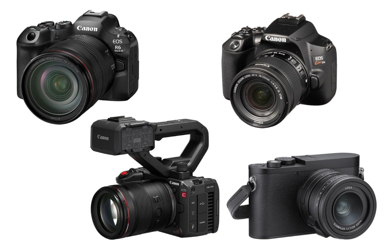 Canon EOS R6 Mark III/Kiss X10/C50とLeica Q3 Monochrom