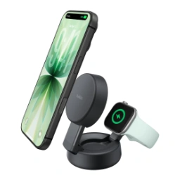 UltraCharge 2-in-1 Foldable Magnetic Charger with Qi2 25W