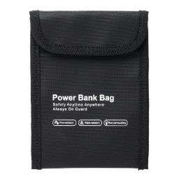 【耐熱800℃】モバイルバッテリー 燃えにくい(難燃)ケース