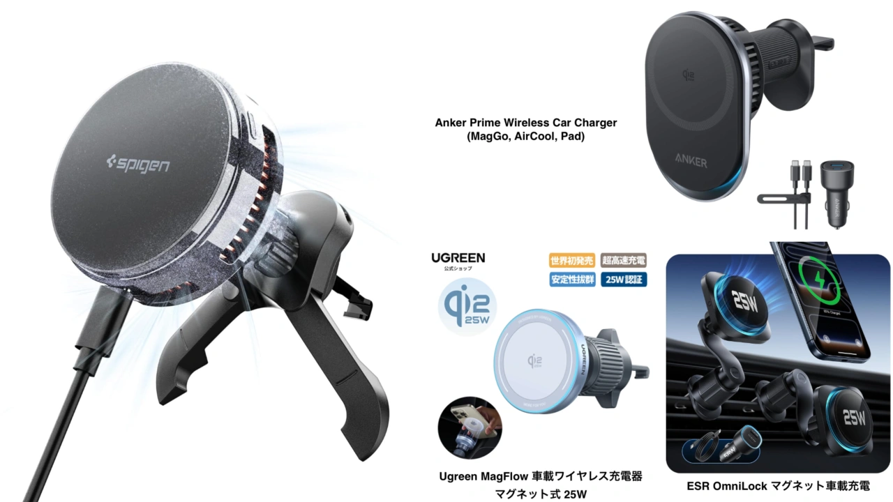 Spigen, Anker, Ugreen, ESR