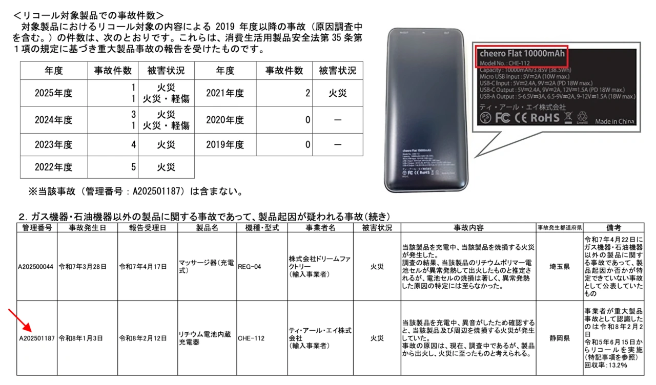 cheero Flat 10000mAh