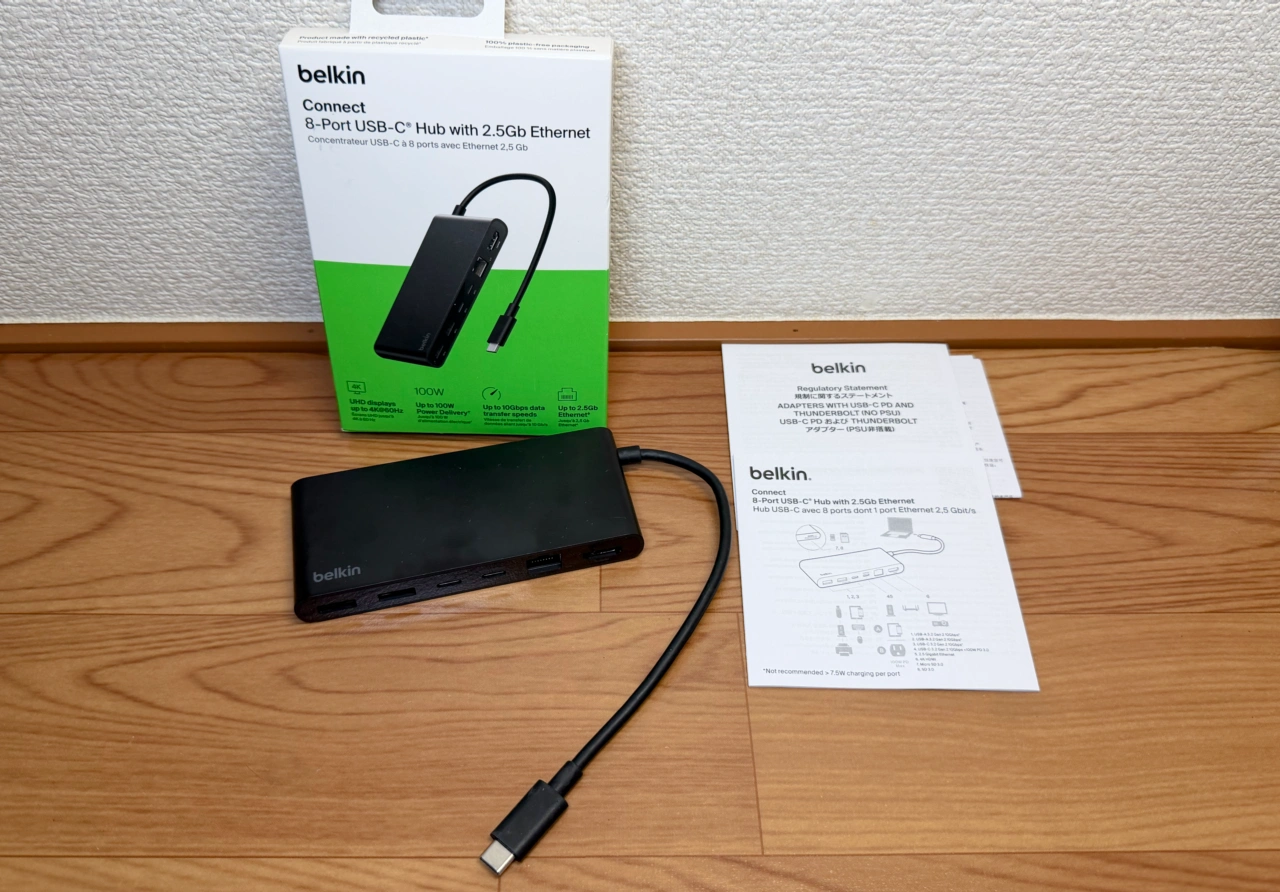 Belkin Connect 8-Port USB-C Hub with 2.5Gb Ethernet