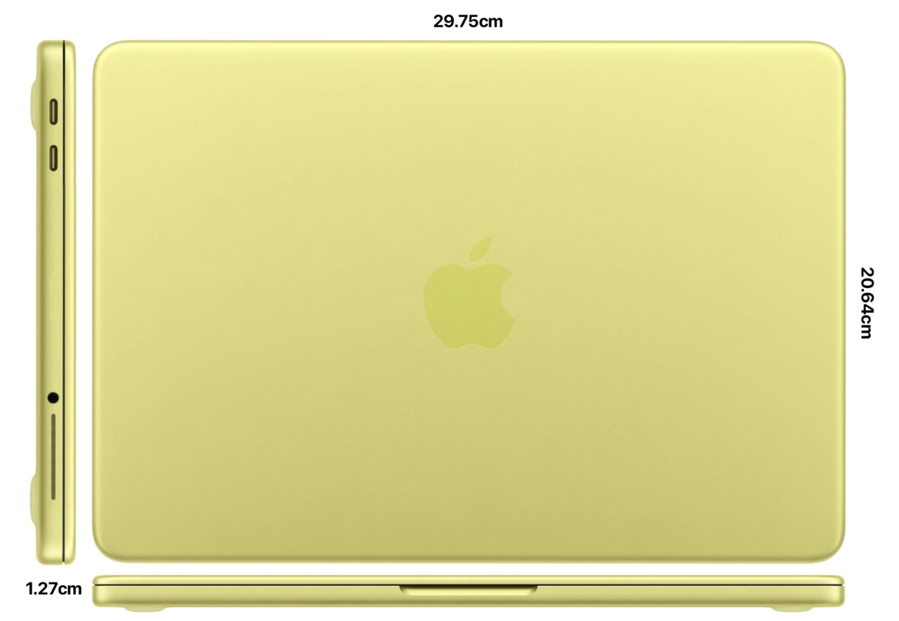 MacBook Neoのサイズ