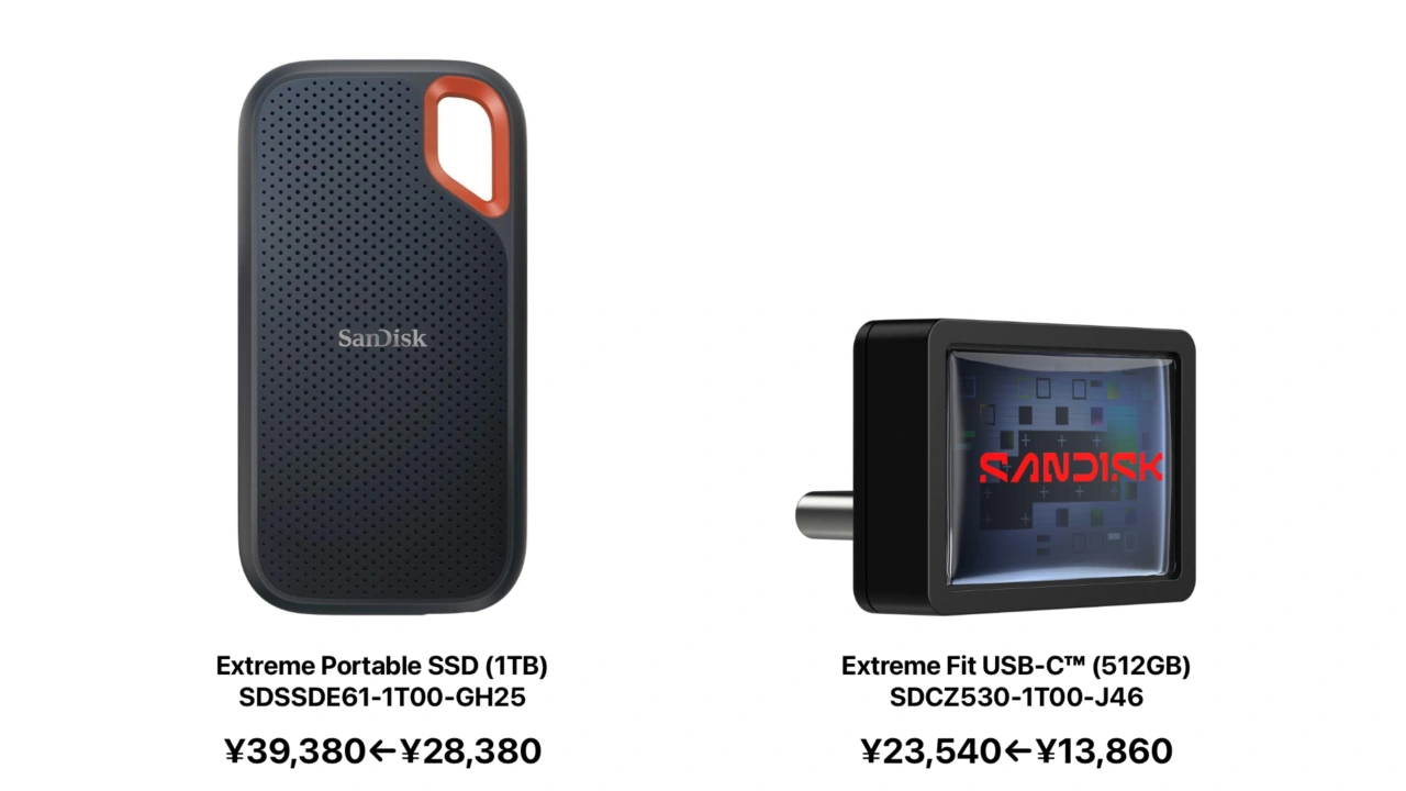 SanDisk値上げ