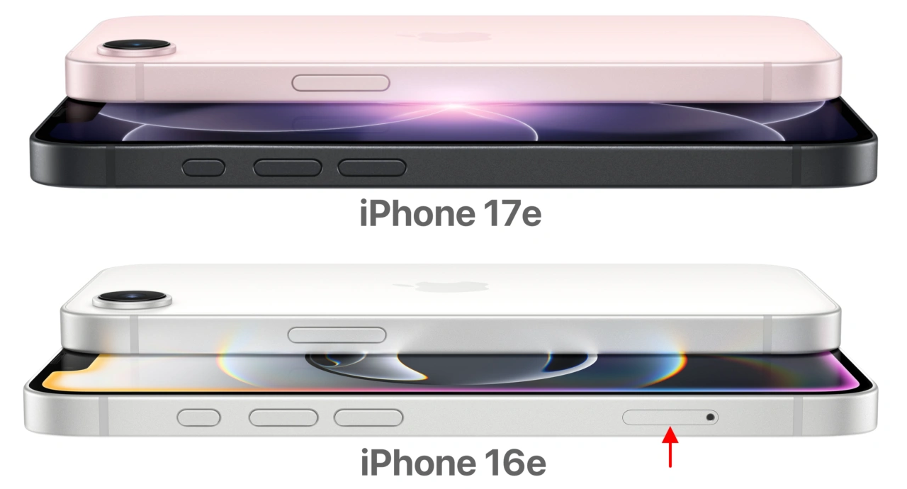 iPhone 16eとiPhone 17e SIM