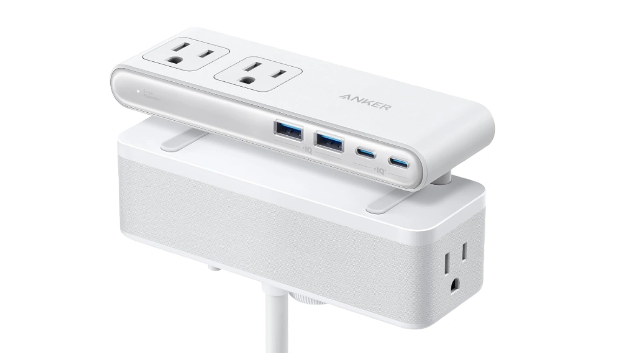 Anker Nano Power Strip (10-in-1, 70W, Clamp)