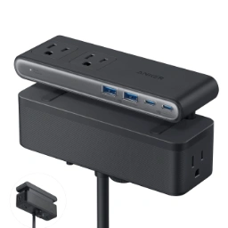 Anker Nano Power Strip (10-in-1, 70W, Clamp)