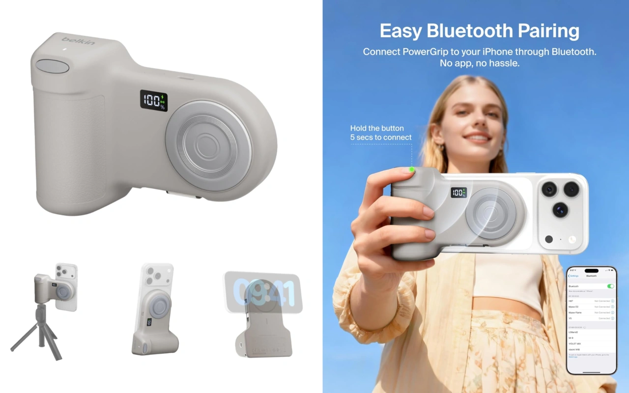 Belkin Magnetic Wireless Charging Camera Grip