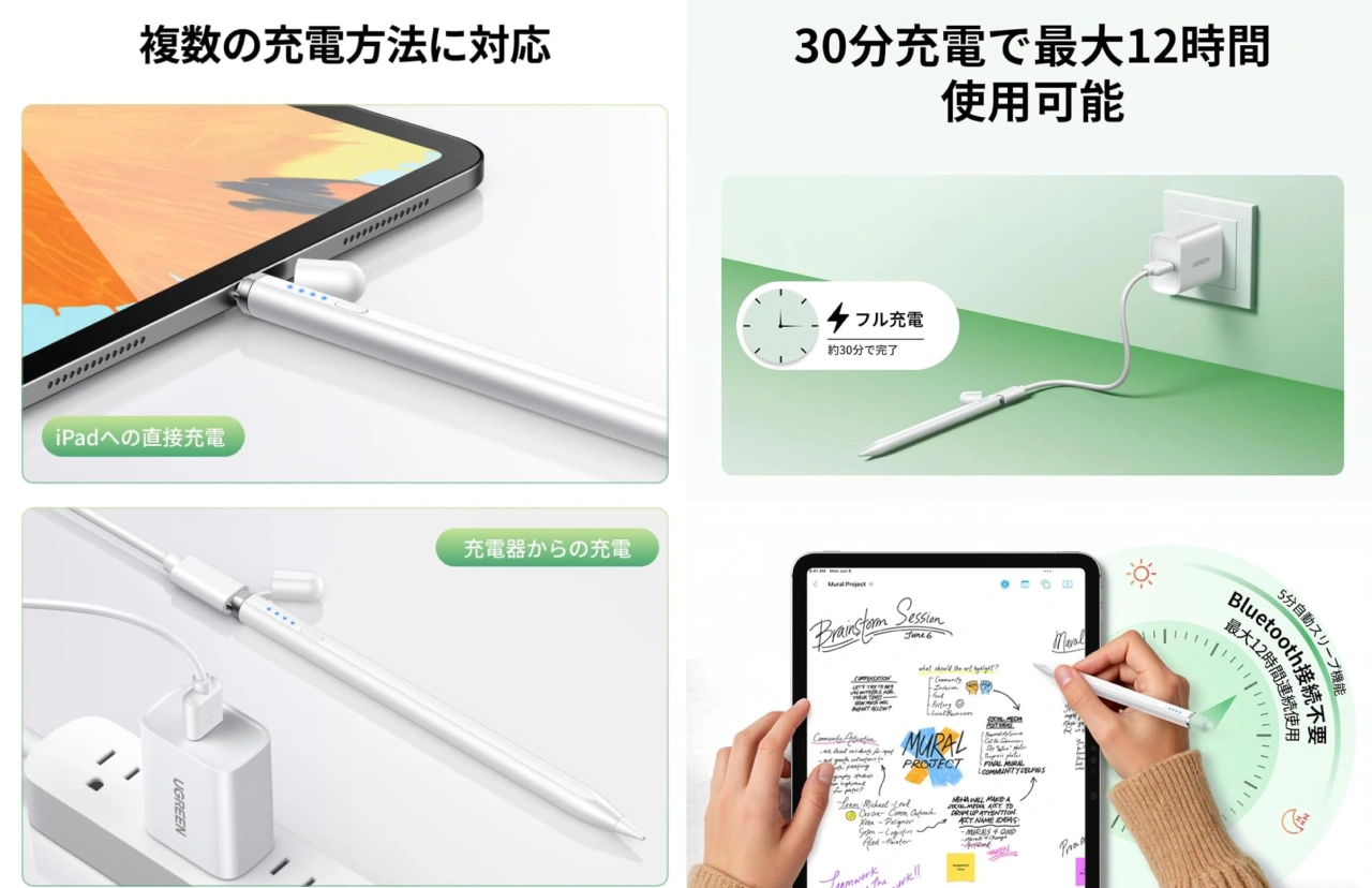 UGREEN USB-C直挿しスマートペン