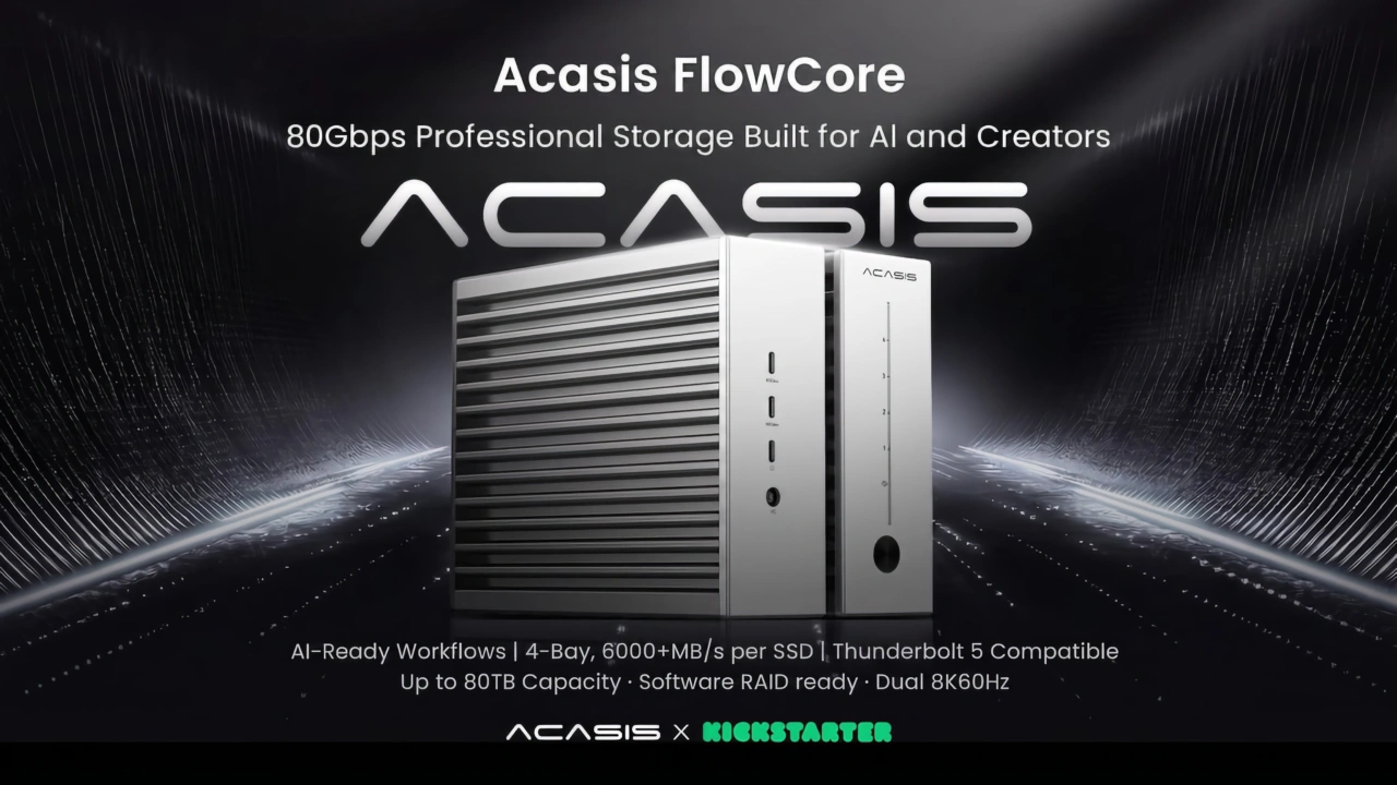 Acasis TB504 Pro Thunderbolt 5 Storage enclosure