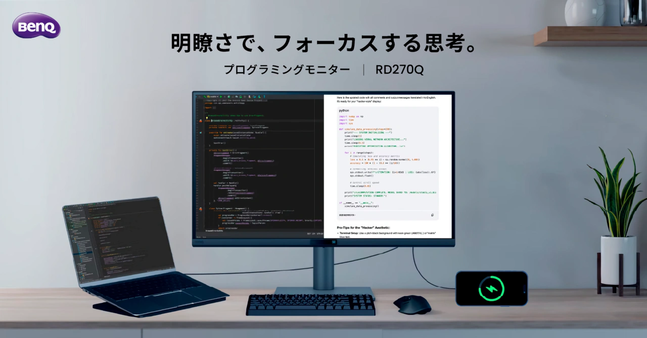 BenQ RD270Q Monitor