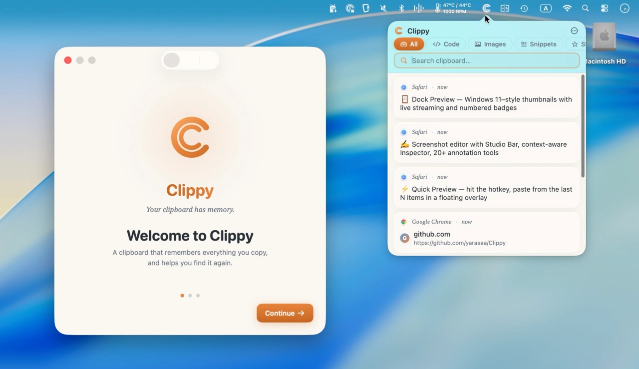 Clippy for macOS