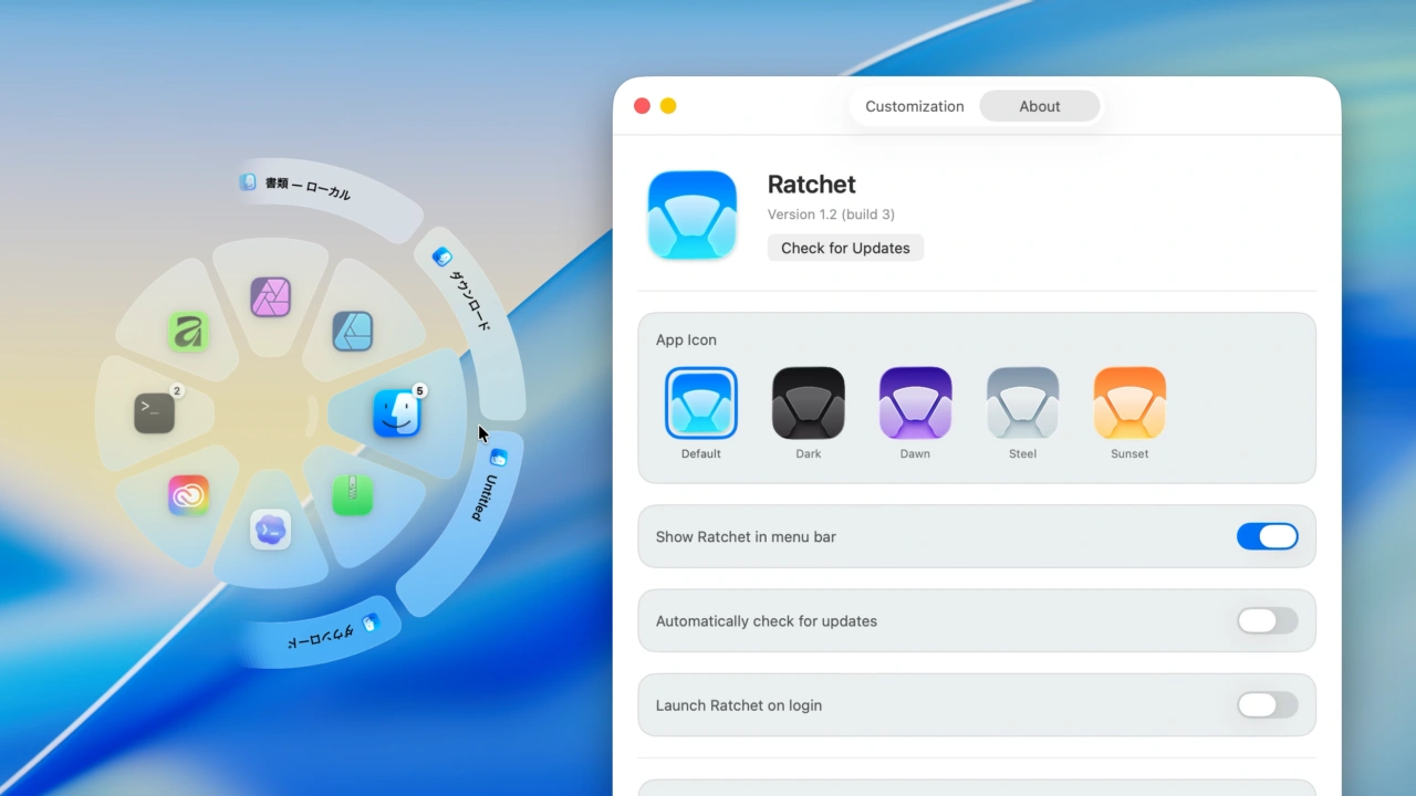 The fastest way to switch between your most used apps by far… – Ratchet