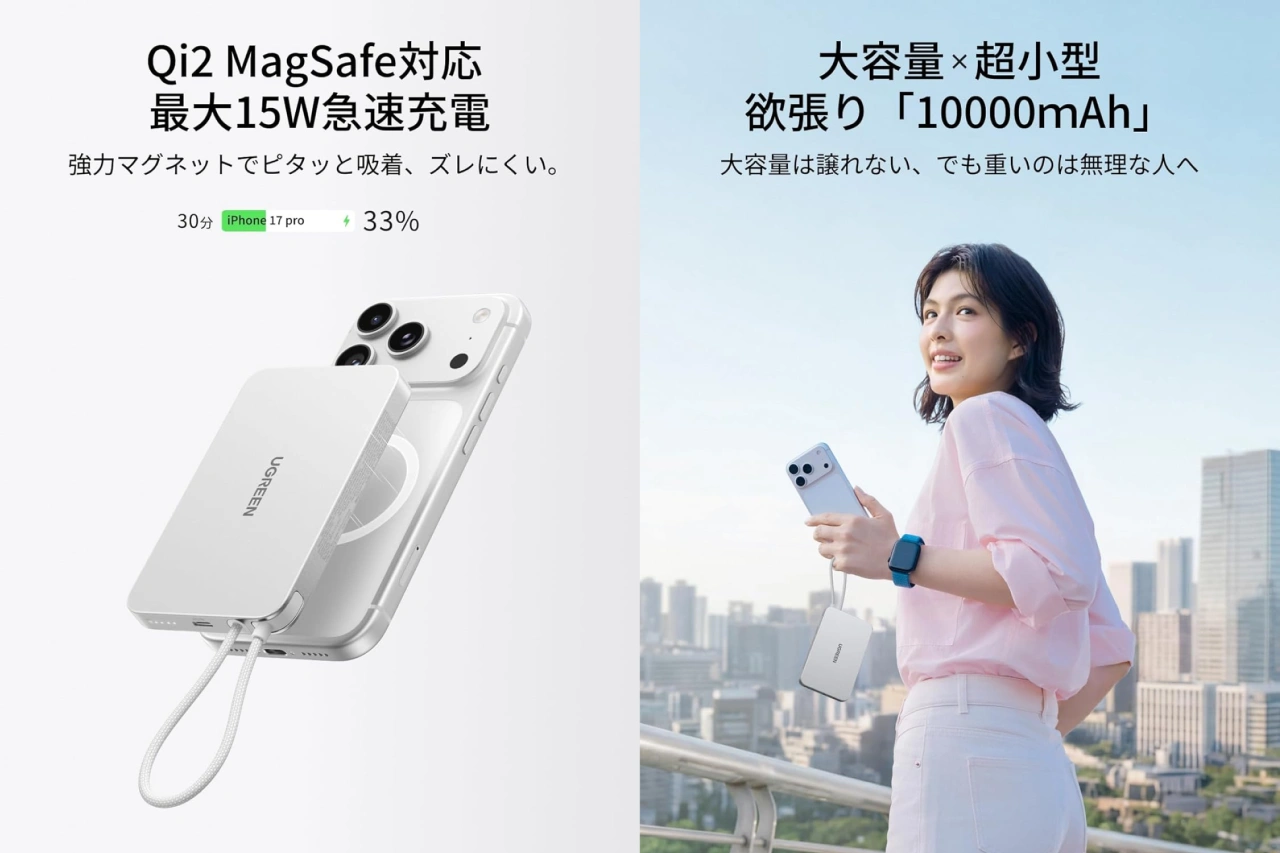 Ugreen MagFlow Air 10000mAh