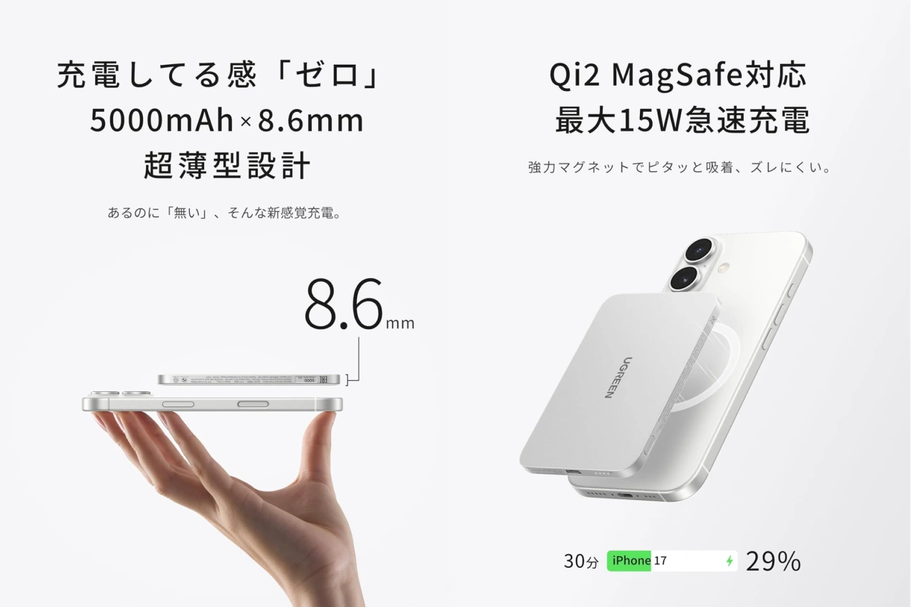 Ugreen MagFlow Air 5000mAh