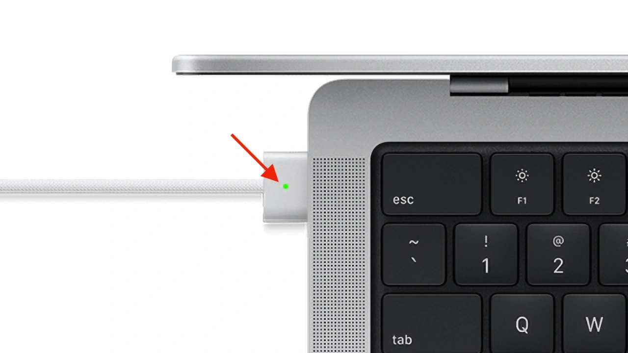 MagSafe 3のLEDインジケータ