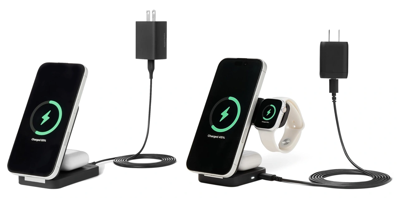 Amazonベーシック2-in-1ワイヤレス充電器