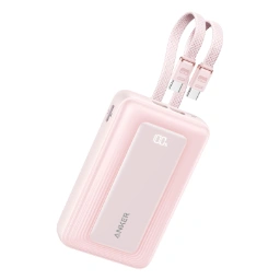Anker Zolo Power Bank (20000mAh, 45W, Built-In Dual USB-Cケーブル)