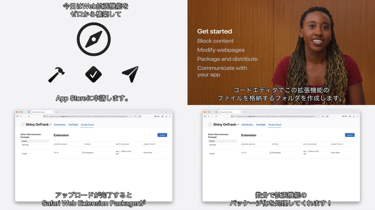 Create web extensions for Safari