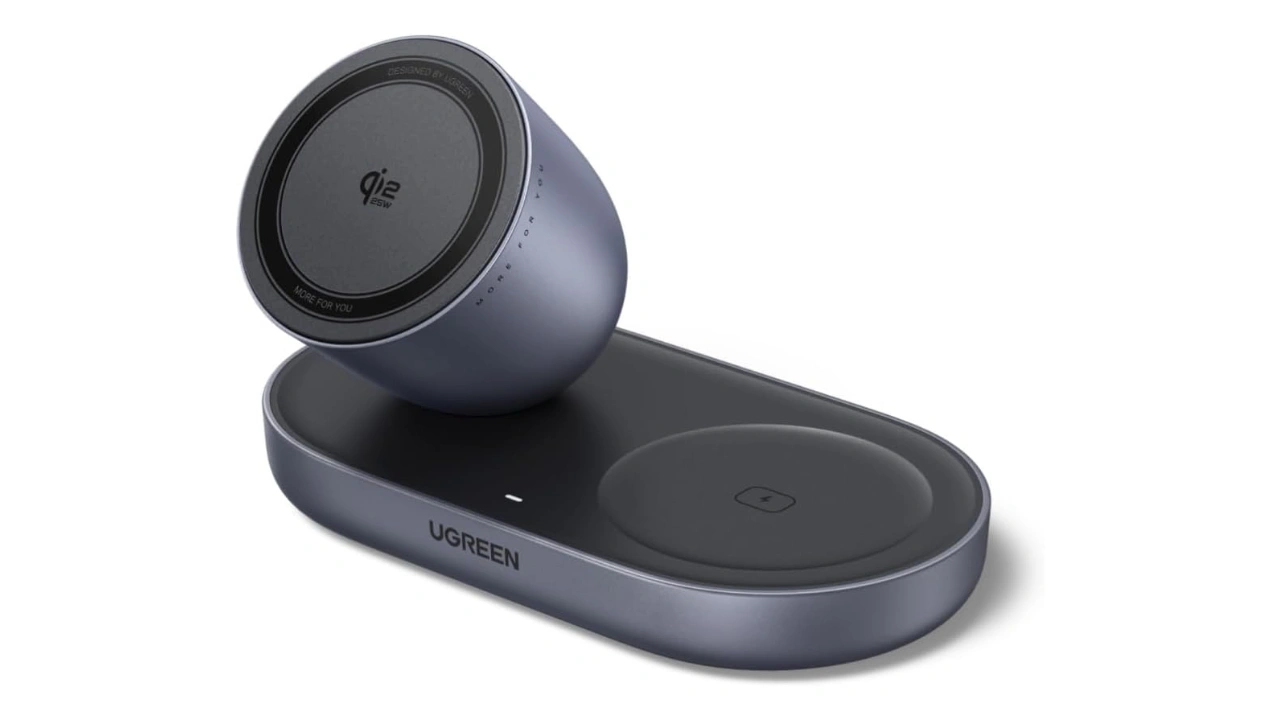 UGREEN 2-in-1 Wireless Charger Qi2 25W