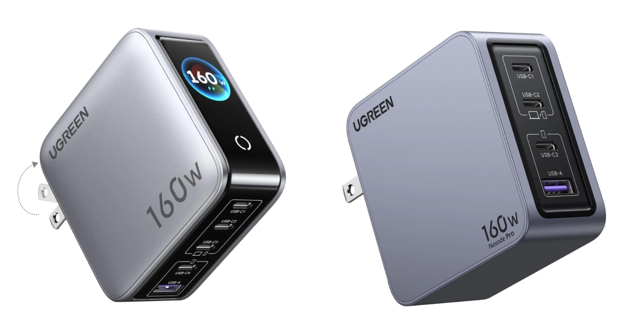 Ugreen Nexode Pro 160W スマートディスプレイ付き充電器