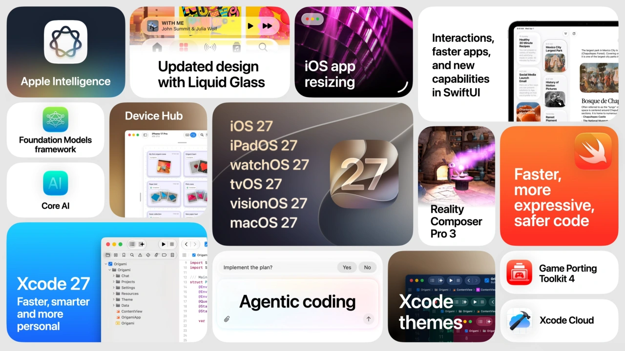 macOS 27 Golden Gate and iOS 27 Beta 2