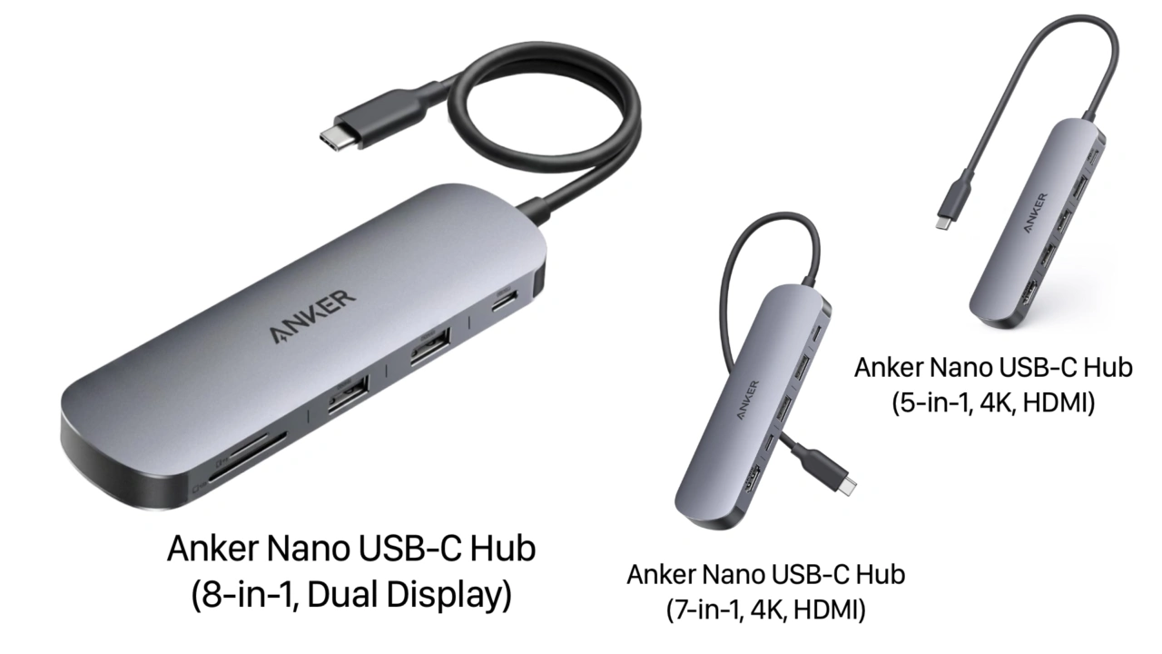 Anker Nano USB-C 5-in-1/7-in-1