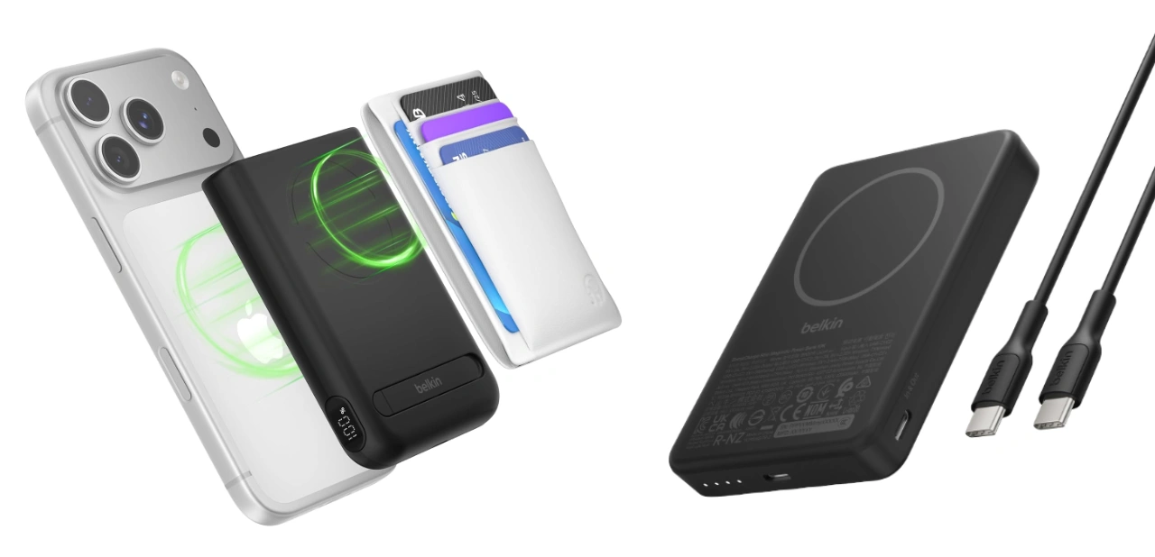 BoostCharge 薄型 マグネット式モバイルバッテリー 10000mAh