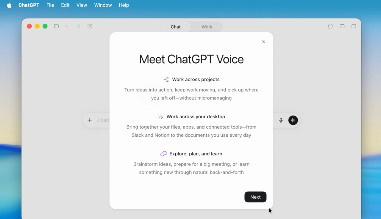ChatGPTのVoice機能