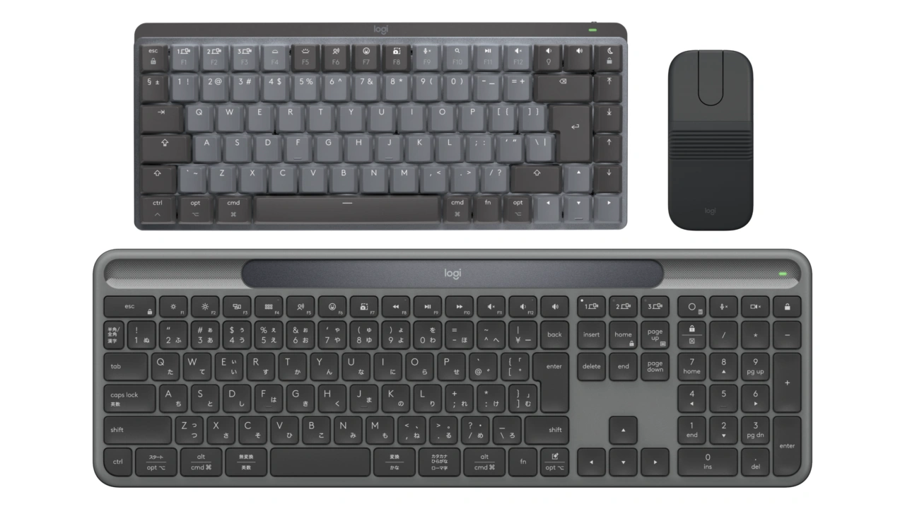 MX MechanicalとSignature Slim Solar+, Mobi Mouse