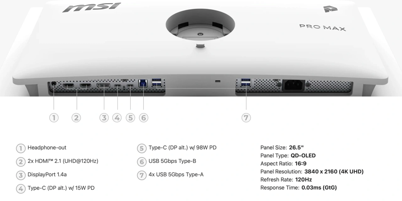 MSI PRO MAX 271UPXW12G